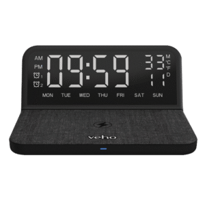 TQ-1 Digital Alarm Clock & Qi Wireless Charger
