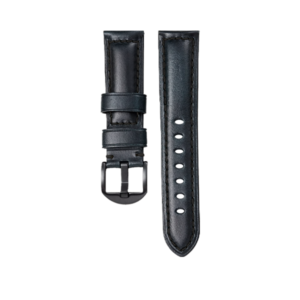 Kuzo Leather Watch Strap - Jett